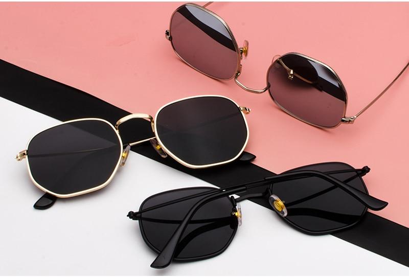 New Hexagonal Design Sunglasses For Men And Women -FunkyTradition