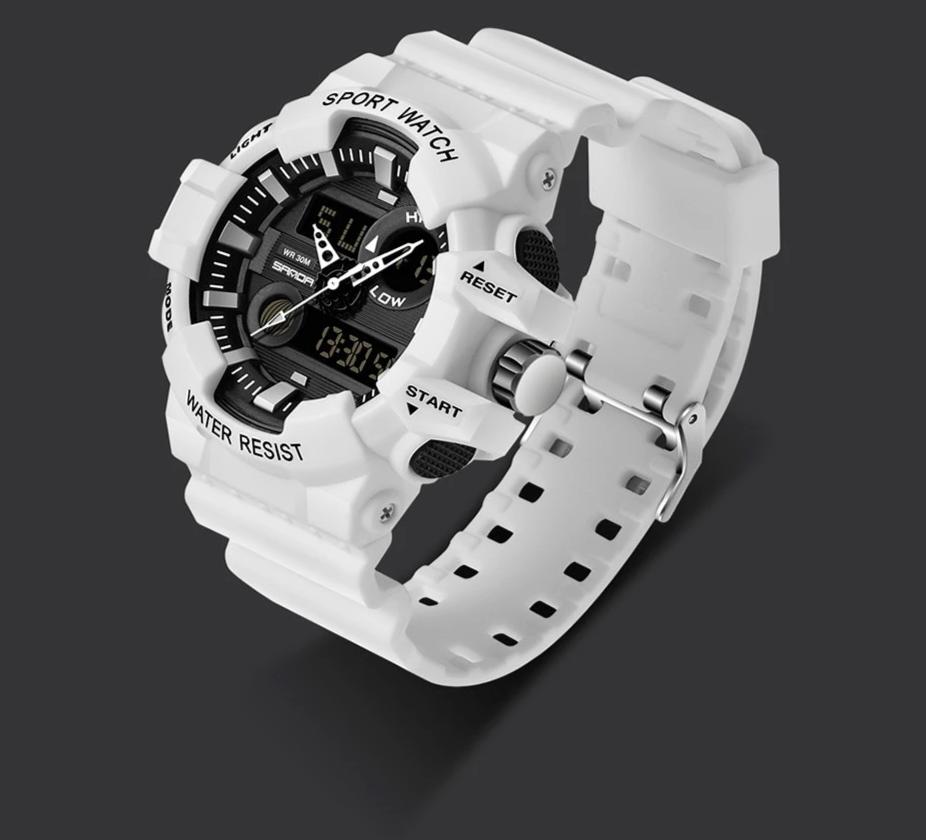 Luxury Led Plus Analog Digital Military Quartz Watch For Men And Women-FunkyTradition