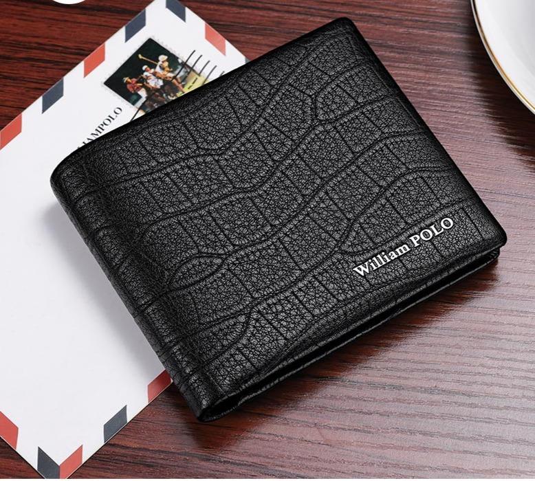 Stylish Genuine Leather Crocodile Bifold purse For Men-FunkyTradition
