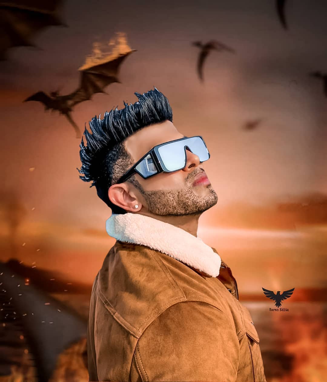 Buy Shahid Kapoor Oversized Square Sunglasses For Men And Women-FunkyTradition