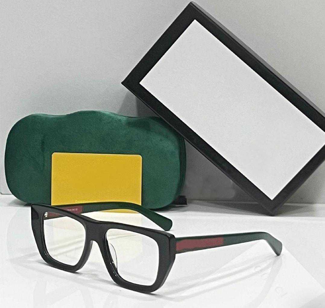 Classic Square Acetate Eyeglasses – Unisex Fashion Frame in Green, Black & Clear | Premium Optical Glasses