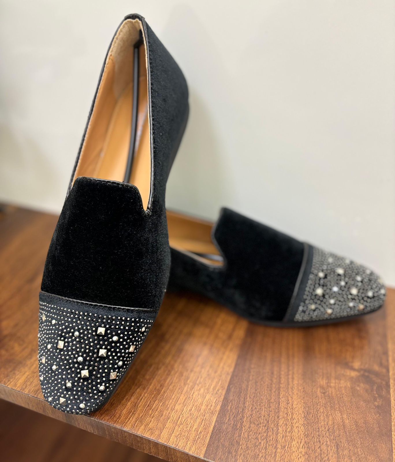 Funky Studded Moccasins Casual And Party Wear Suede Shoes For Men- FunkyTradition