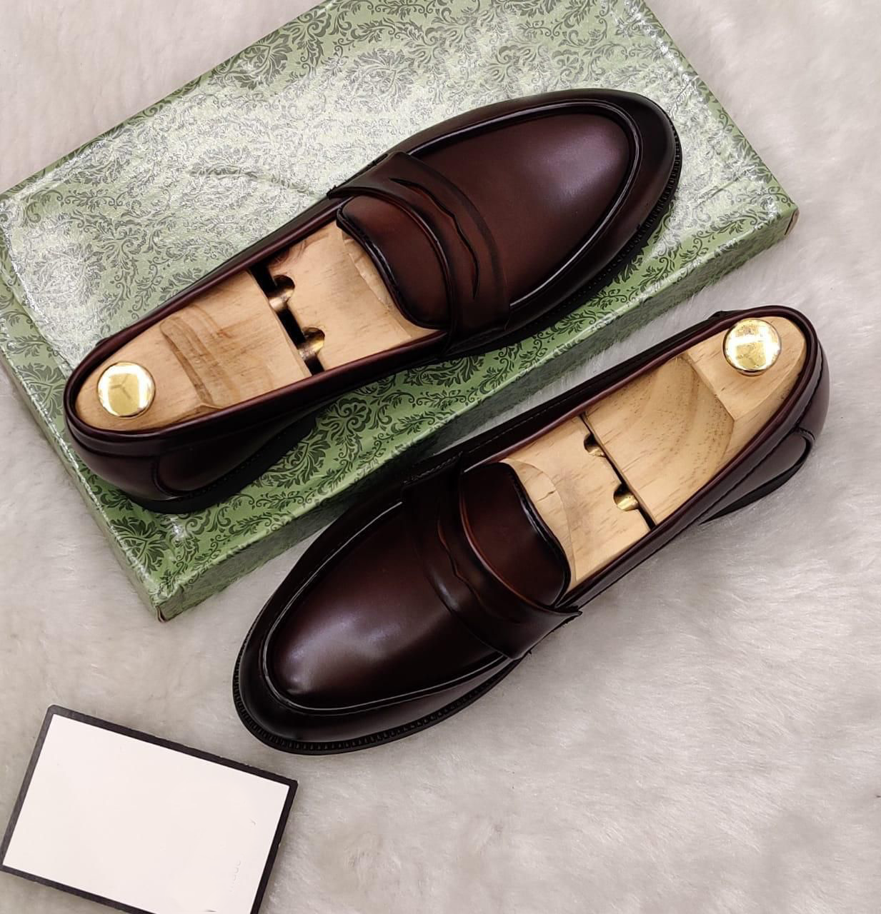 FunkyTradition Men Black Brown Colour Moccasins Outdoor Formal Casual Ethnic Loafer