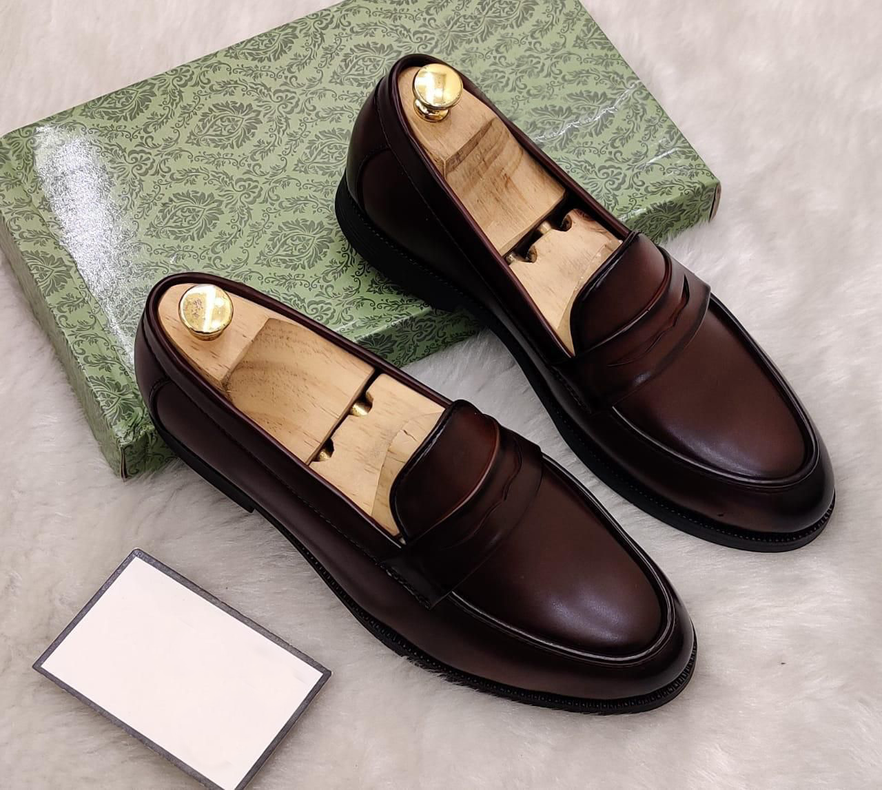 FunkyTradition Men Black Brown Colour Moccasins Outdoor Formal Casual Ethnic Loafer