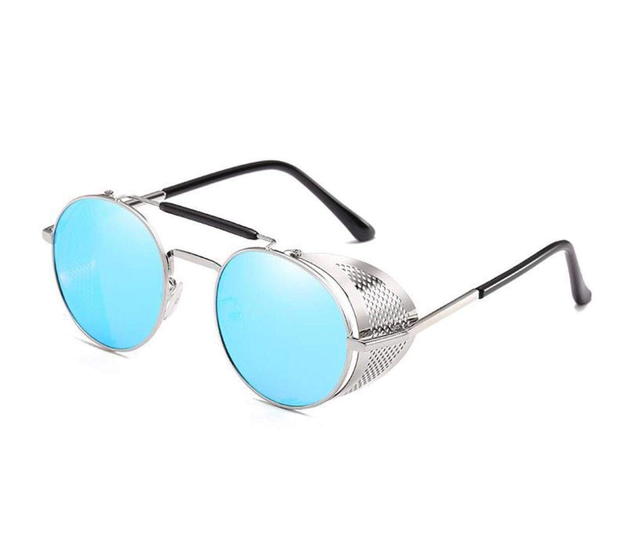 Funky Round Side Cap Sunglasses-FunkyTradition - FunkyTradition