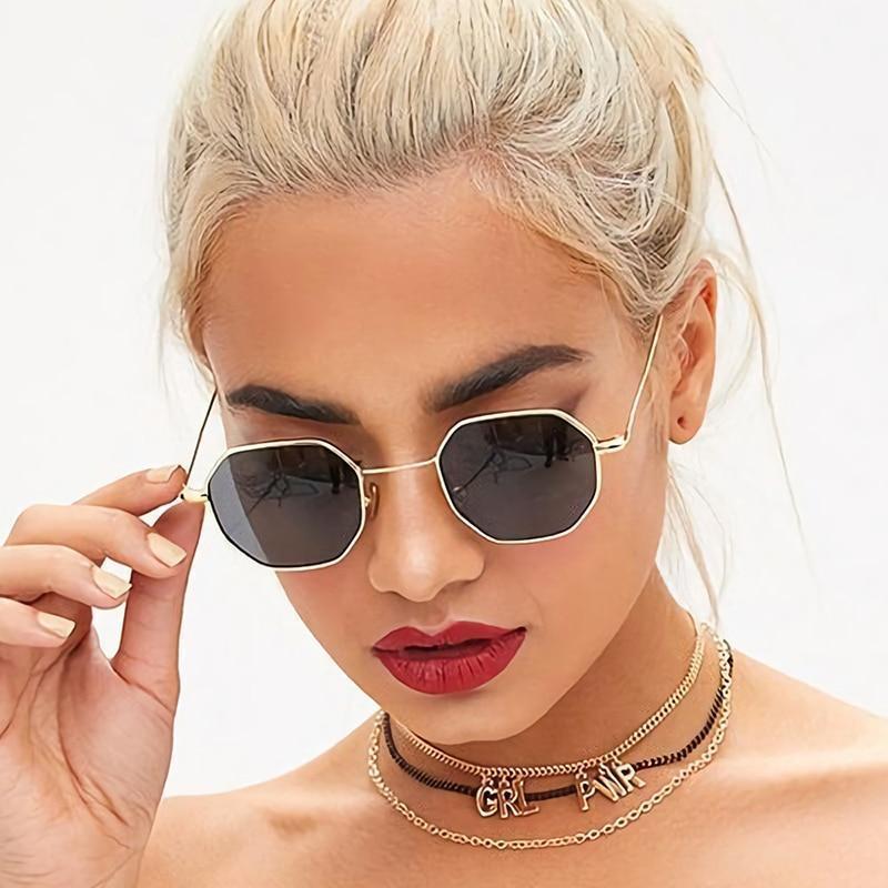 Hexagonal Sunglasses For Men And Women-FunkyTradition - FunkyTradition