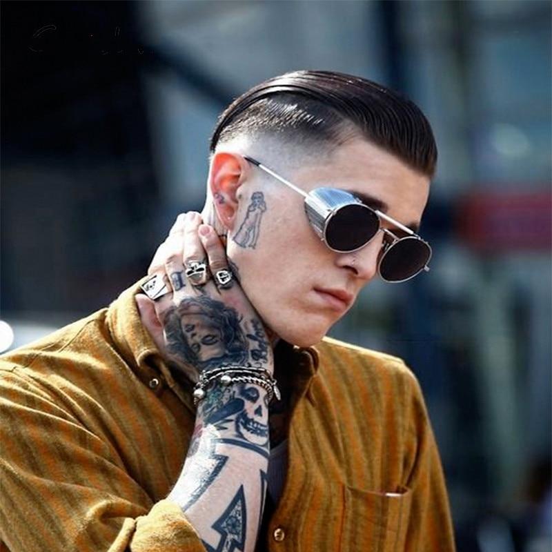 Latest Round Side Shield Sunglasses For Men And Women-FunkyTradition - FunkyTradition