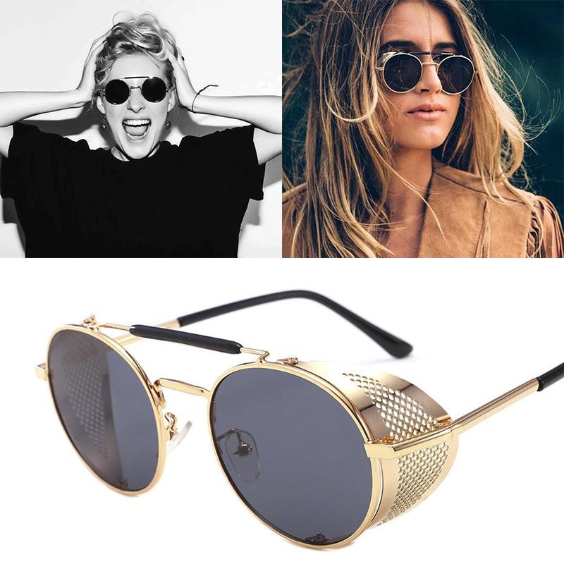 Latest Round Side Shield Sunglasses For Men And Women-FunkyTradition - FunkyTradition