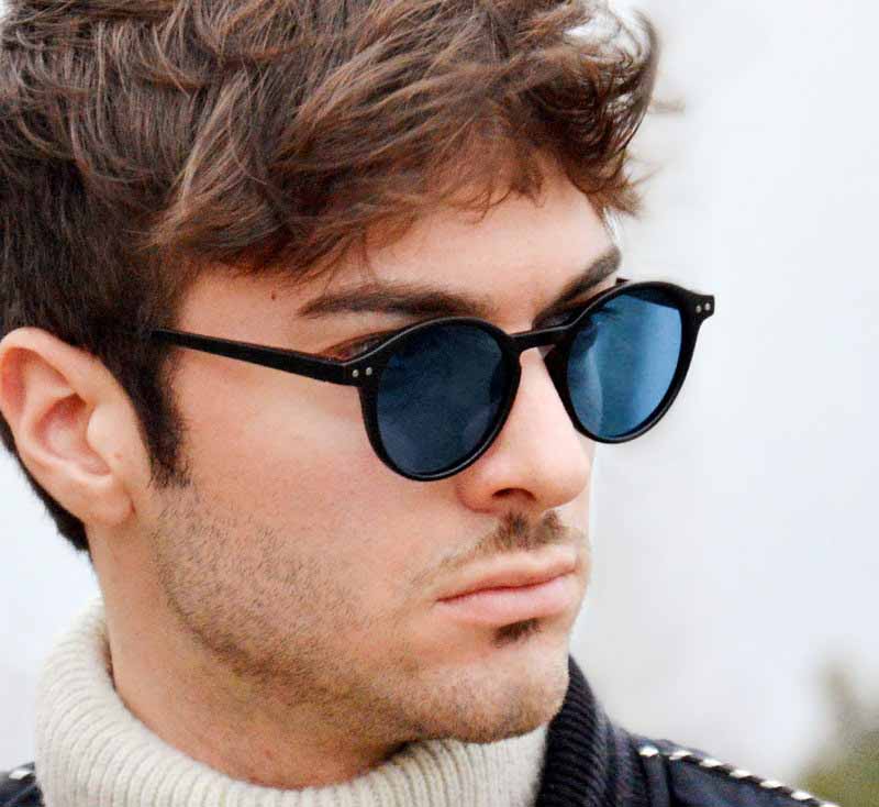 Designer Polarized Small Round Sunglasses For Men And Women-FunkyTradition