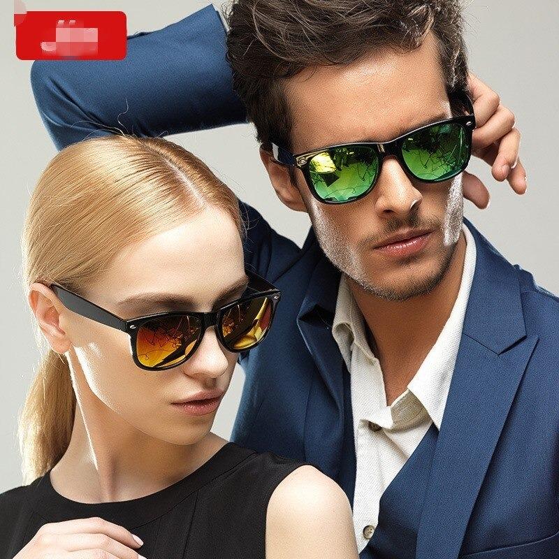 Stylish Square Wayfarer Mirror Sunglasses For Men And Women-FunkyTradi