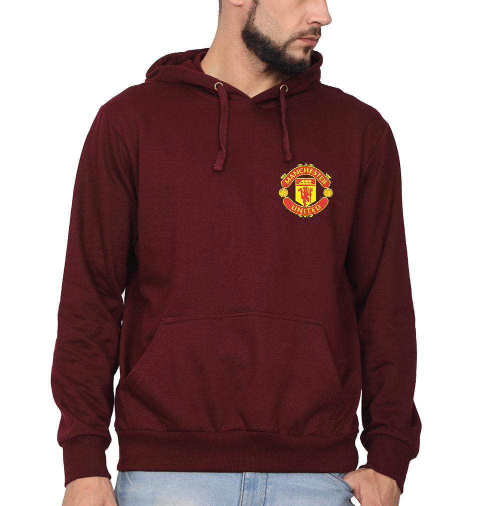 Manchester United Logo Hoodie For Men-FunkyTradition