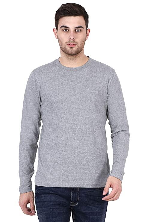 Grey Melange Long Sleeve T-Shirt
