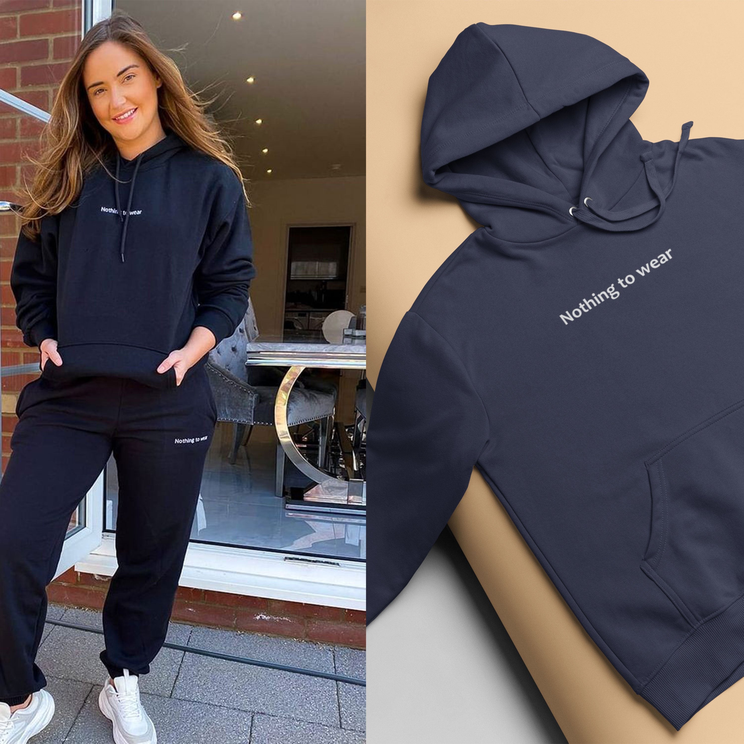 Nothing To Wear Jacqueline Jossa Celebrity Hoodies -FunkyTradition