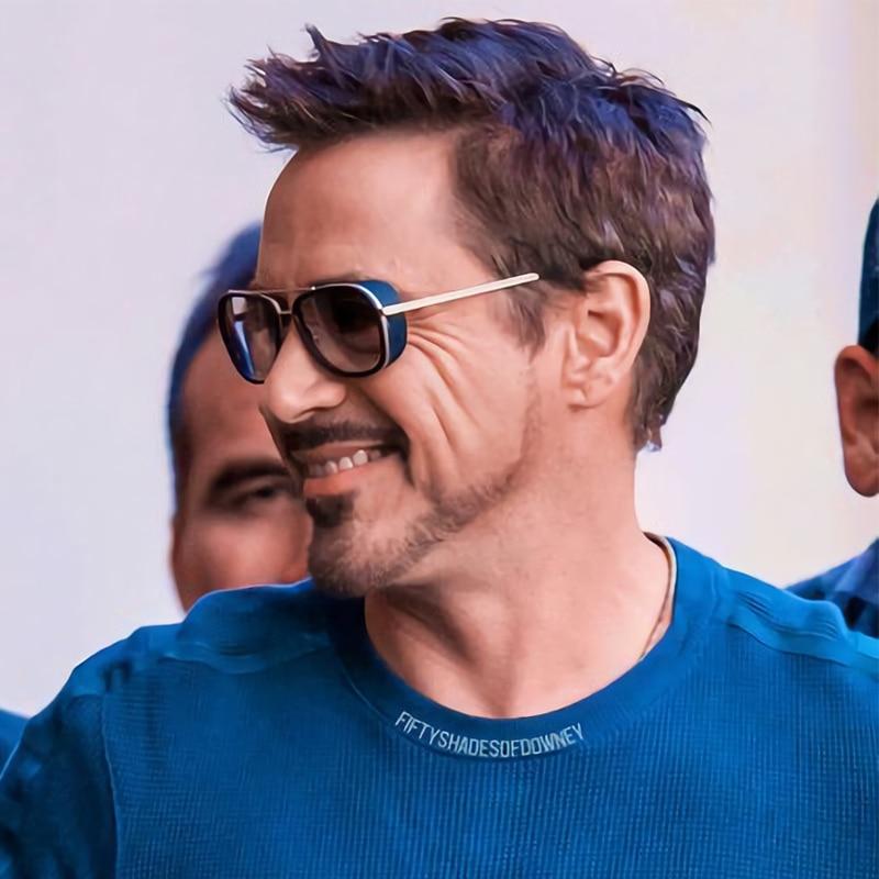 Avengers Tony Stark Retro Iron Man 3 Sunglasses Transparent For