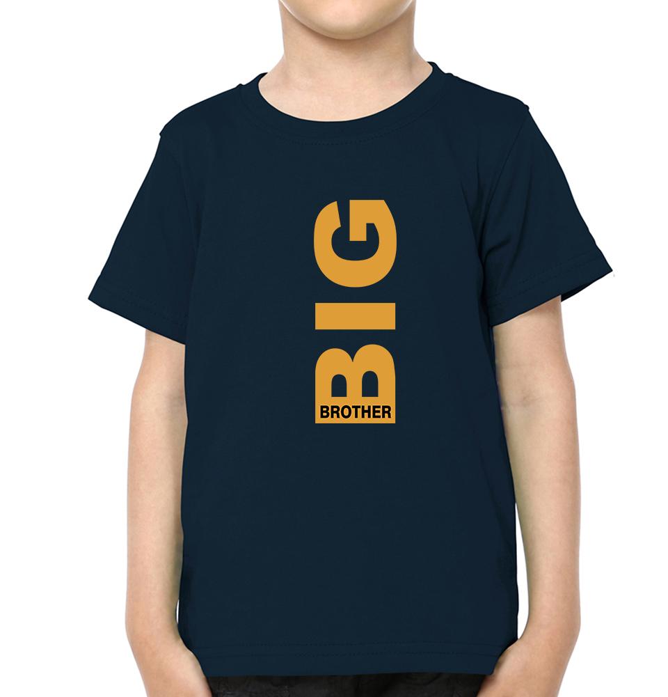 Big Brother Lil Bro Brother-Brother Kids Half Sleeves T-Shirts -FunkyTradition - FunkyTradition