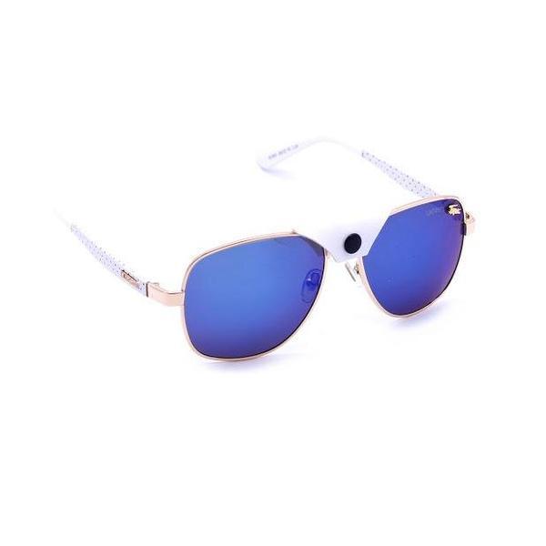 Blue, Gold Rectangle Strong and Durable Sunglasses For Men and Women-F –  FunkyTradition