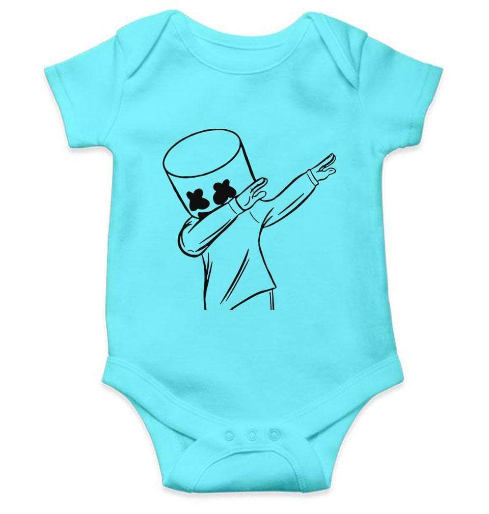 Dab Marshmello Rompers for Baby Boy - FunkyTradition - FunkyTradition