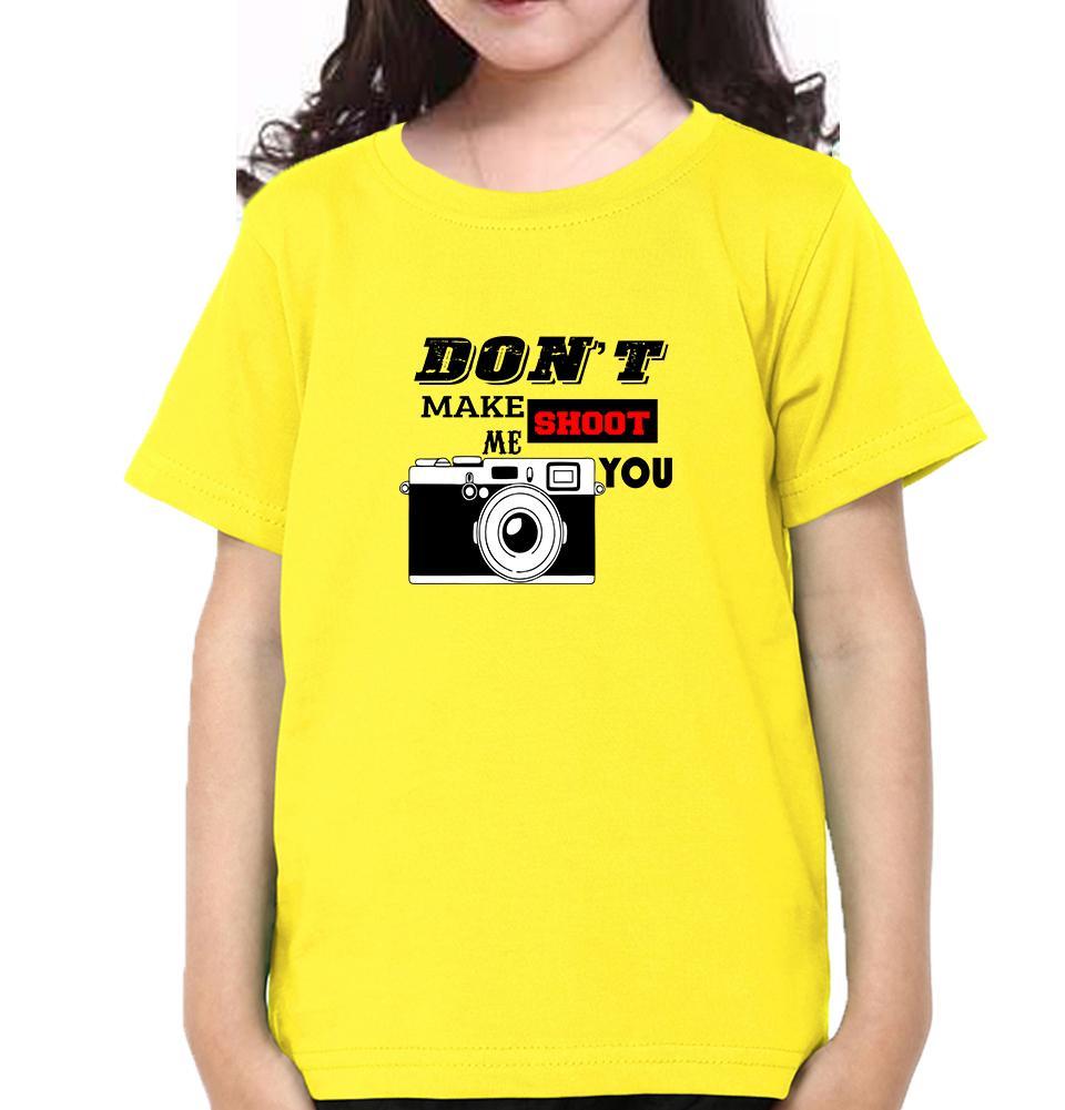 don't make me shoot u Half Sleeves T-Shirt For Girls -FunkyTradition - FunkyTradition