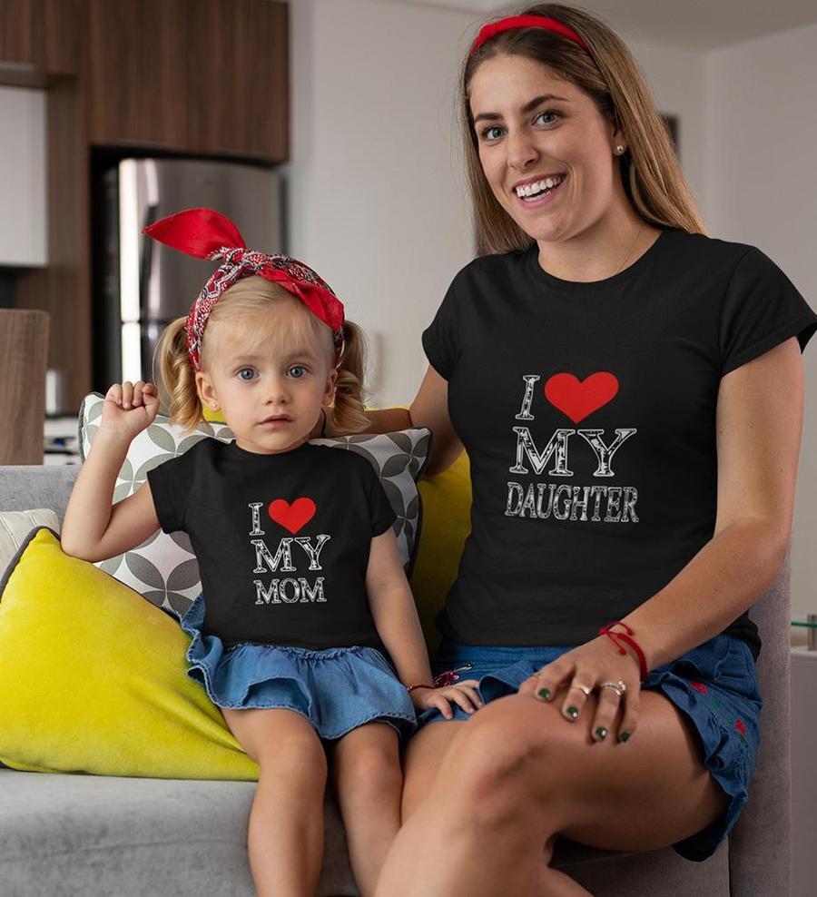I My Daughter I My Mother and Daughter Matching T-Shirt- – FunkyTradition