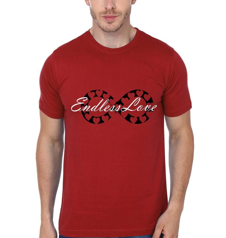 Endless Love Couple Half Sleeves T-Shirts -FunkyTradition - FunkyTradition