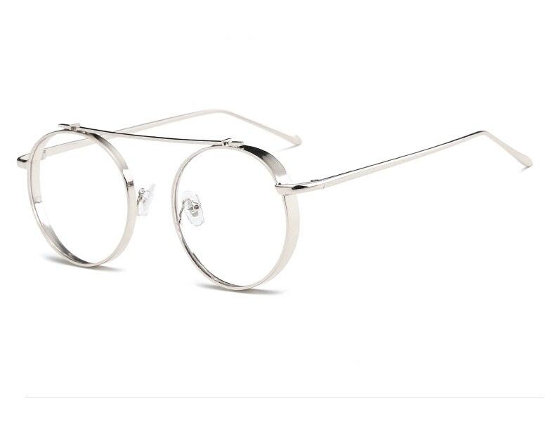 High Quality Round Glasses Frame Vintage Optical Eyeglasses Clear Lens Retro Classic Glasses Eyewear Men - FunkyTradition - FunkyTradition