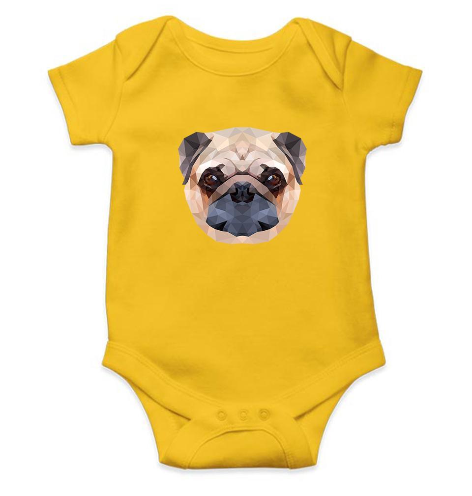 PUG Dog Abstract Rompers for Baby Boy- FunkyTradition FunkyTradition