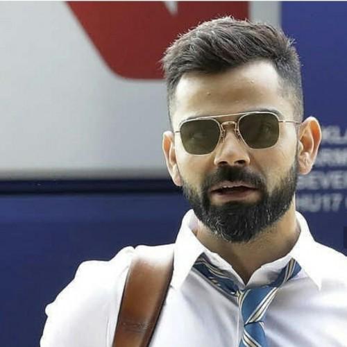 Virat Kohli Stylish Square Metal Frame Sunglasses For Men And Women-FunkyTradition