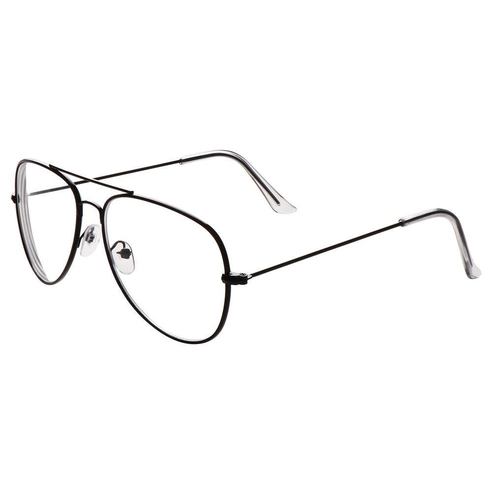 New Stylish Eyeglasses Aviator Metal Frame Reading Glasses Eyewear
