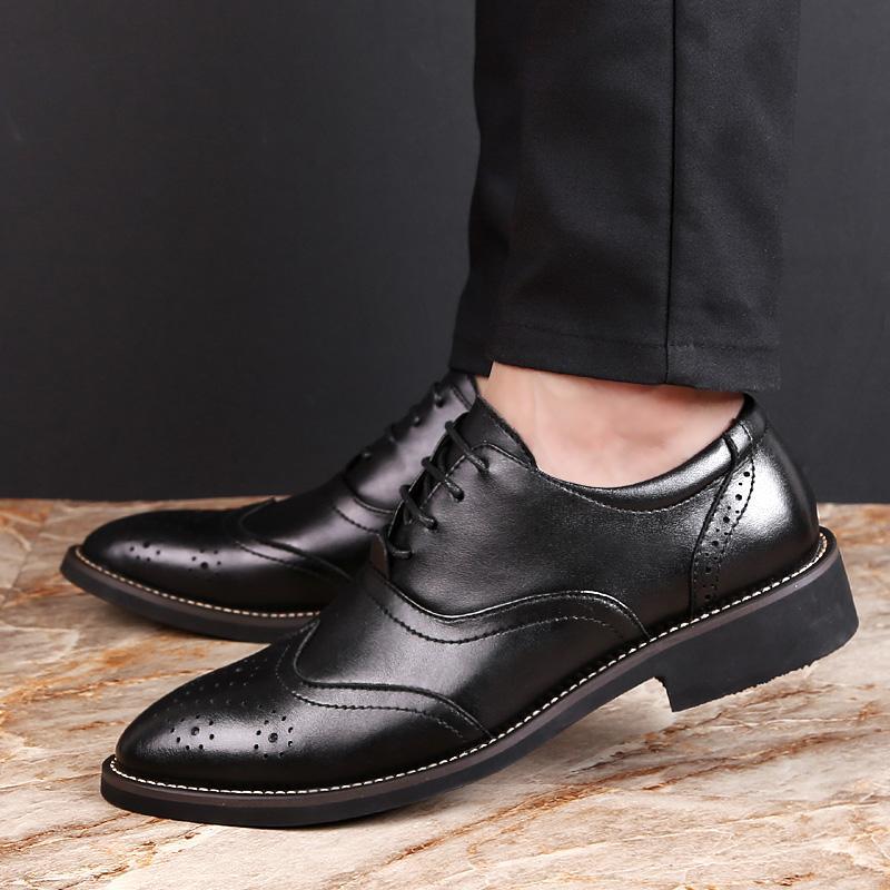 Stylish Oxford Brogues Formal Shoes For Men-FunkyTradition