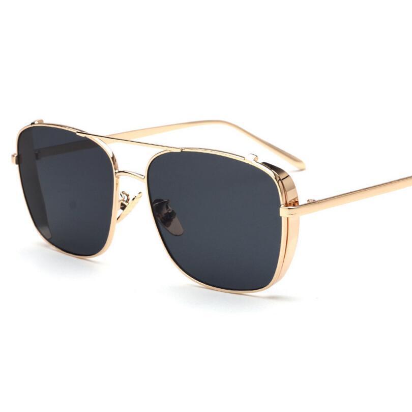 New Metal Alloy Square Sunglasses For Men And Women -FunkyTradition