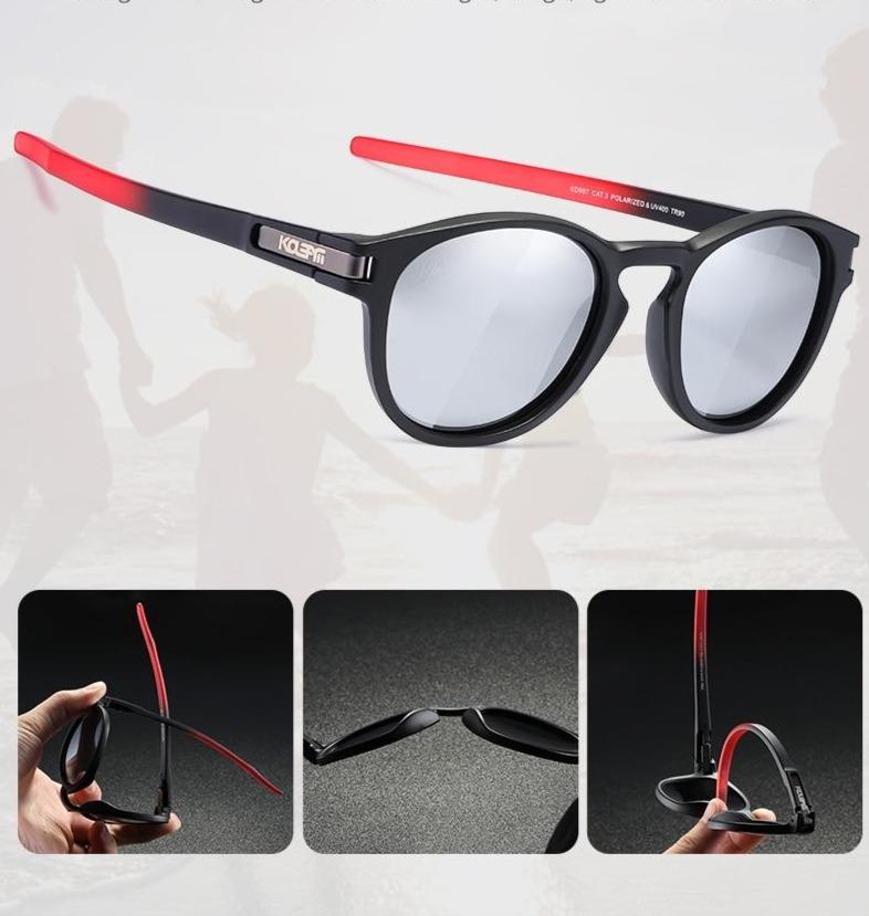 Ultralight Round Frame Sports Polarized Sunglasses For Men And Women-FunkyTradition