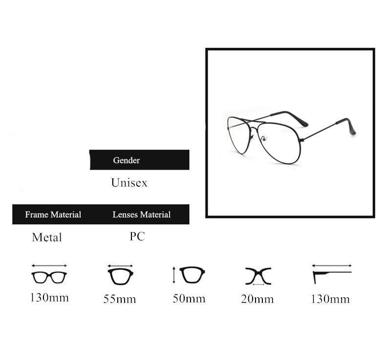 Stylish Aviator Sunglasses Frame For Men And Women - FunkyTradition