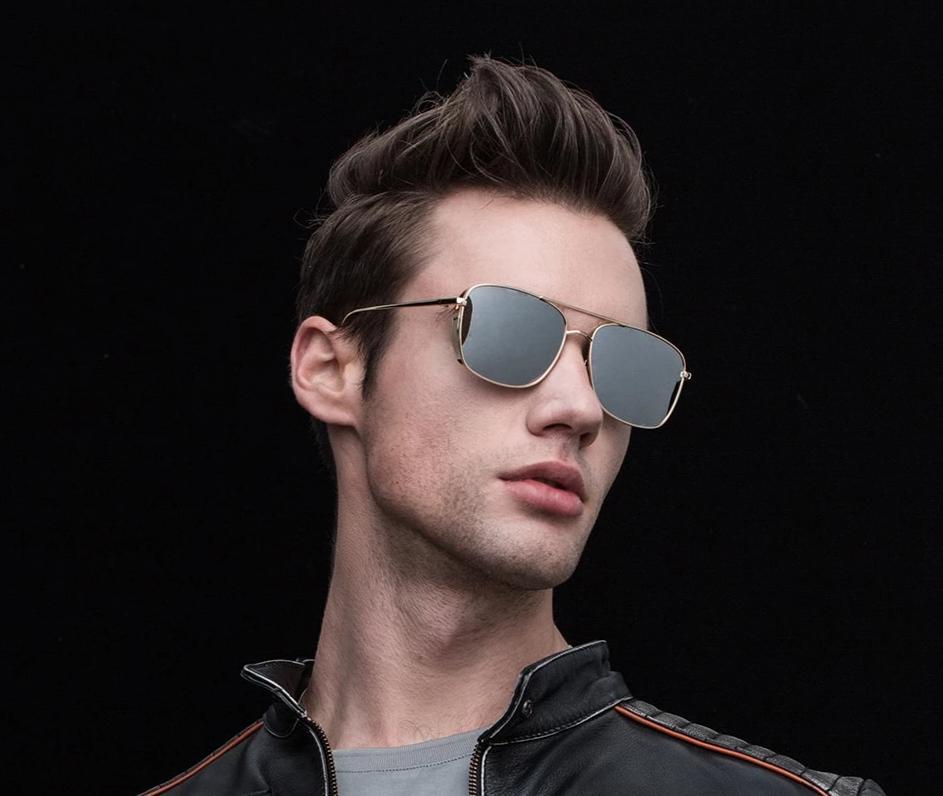 Stylish Celebrity Square Metal Sunglasses For Men And Women -FunkyTradition