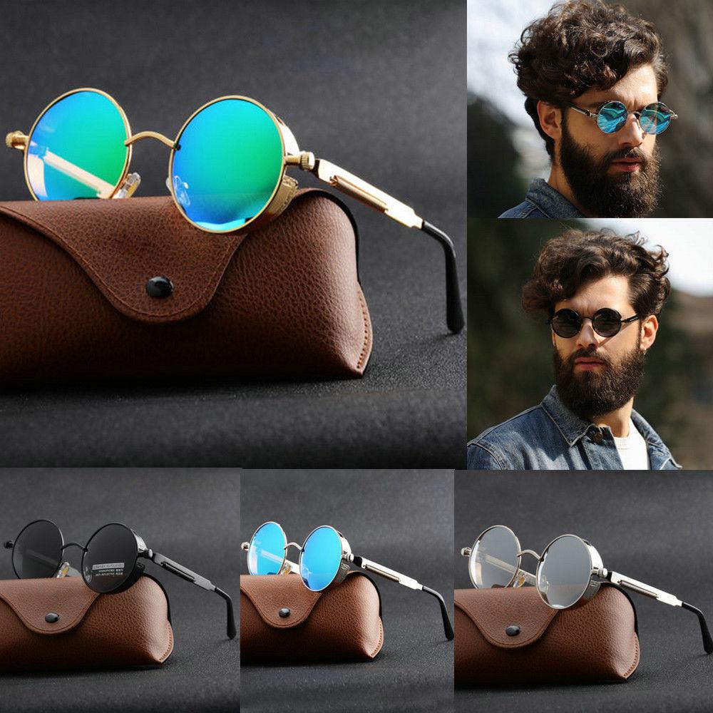 Stylish Vintage Round Sunglasses For Men And Women-FunkyTradition