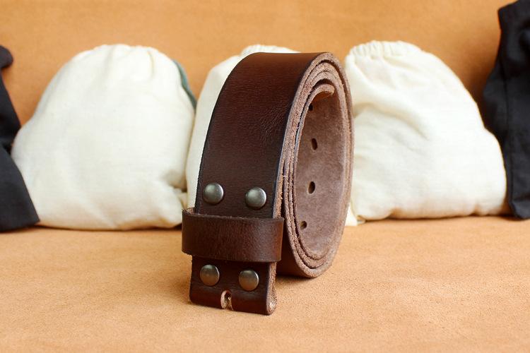 Stylish Genuine Leather Needle Buckle Belt For Men-FunkyTradition