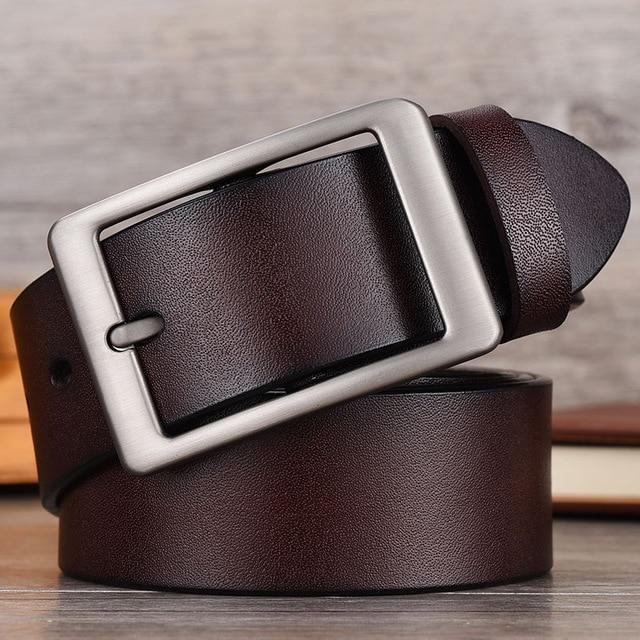 Stylish High Quality Genuine Leather Luxury Belt For Men-FunkyTradition