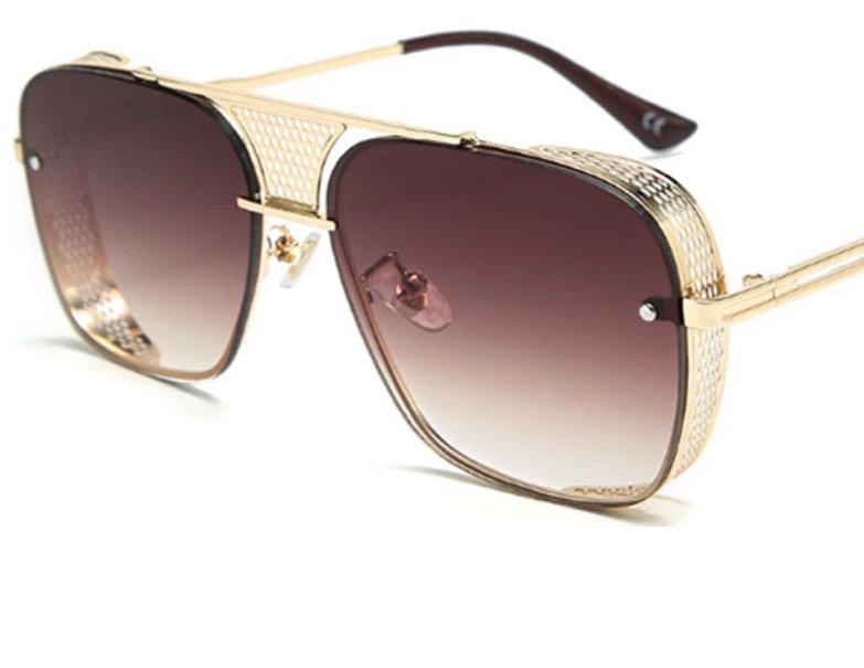 Most Stylish Metal Square Vintage Sunglasses For Men And Women-FunkyTradition