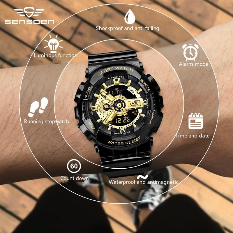 New Stylish Multi Function Sports Wrist Watch For Men And Women-FunkyTradition