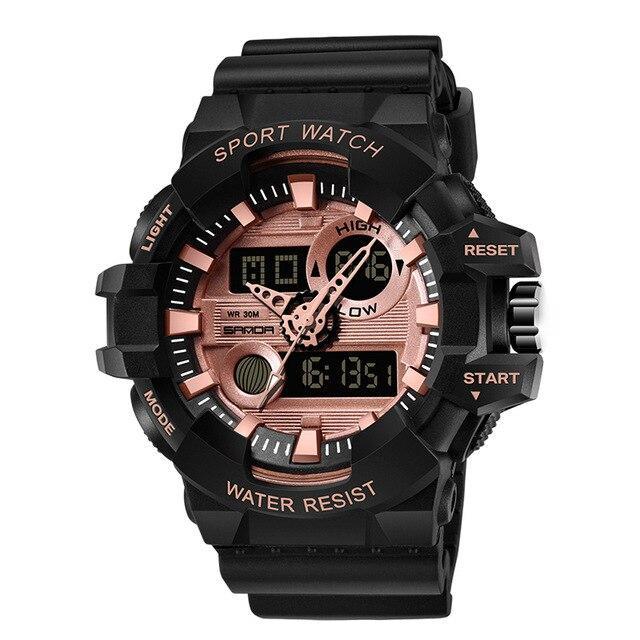 Luxury Led Plus Analog Digital Military Quartz Watch For Men And Women-FunkyTradition