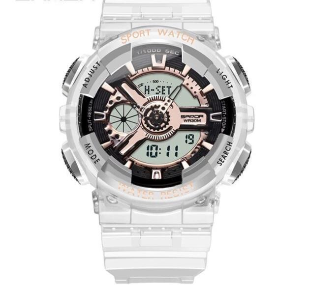 New Stylish Transparent Multi Colour Sports Watches For Men And Women-FunkyTradition