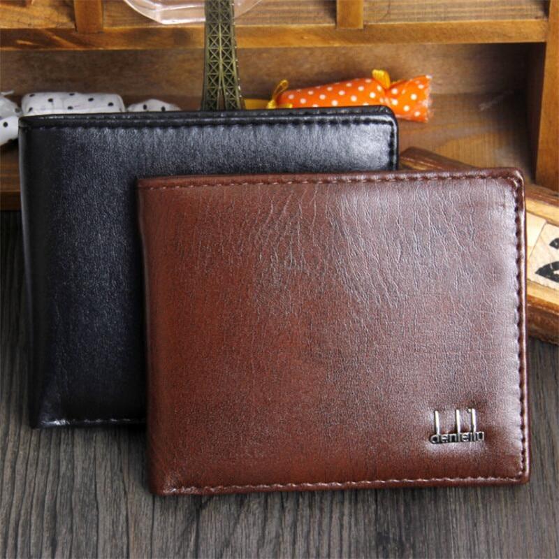 Soft Leather Wallet Fashion Short Bifold Purse For Men-FunkyTradition