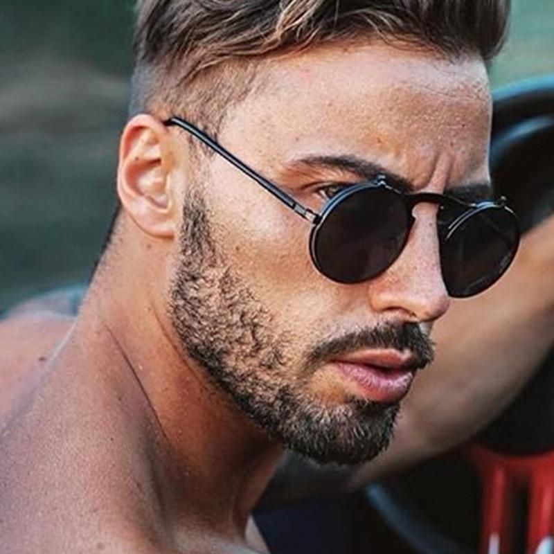 Round Metal Mirror Sunglasses For Men And Women-FunkyTradition