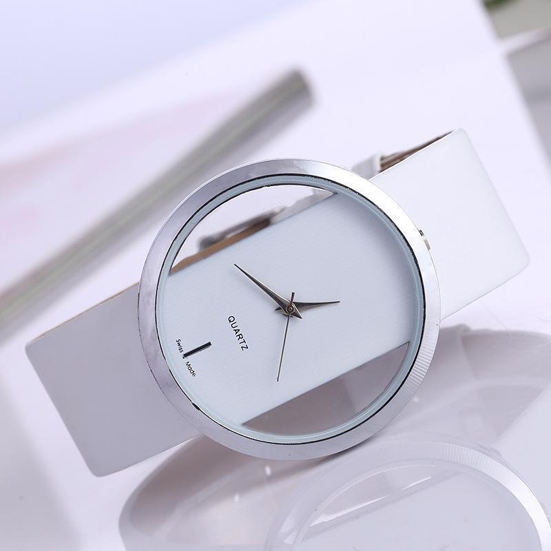 Women Branded Luxury Leather Quartz Antique Stylish Round Dial Watch-FunkyTradition
