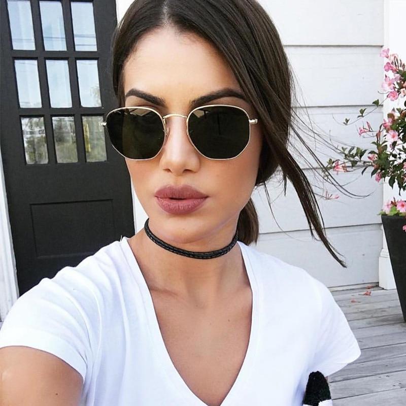 New Stylish Edition Hexagonal Sunglasses For Men And Women -FunkyTradition