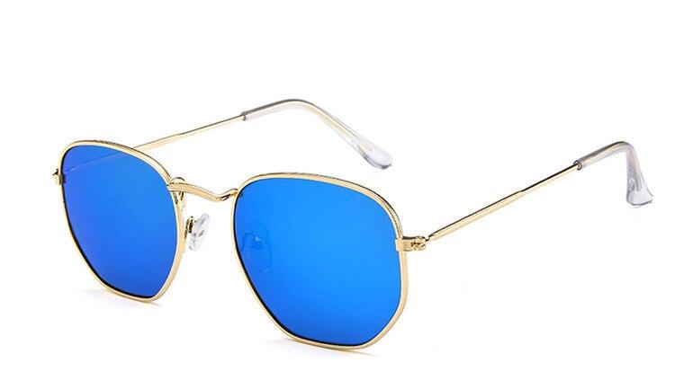 New Stylish Edition Hexagonal Sunglasses For Men And Women -FunkyTradition