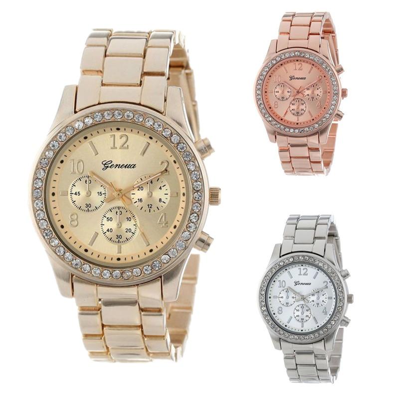 New Geneva classic luxury rhinestone women watches-FunkyTradition