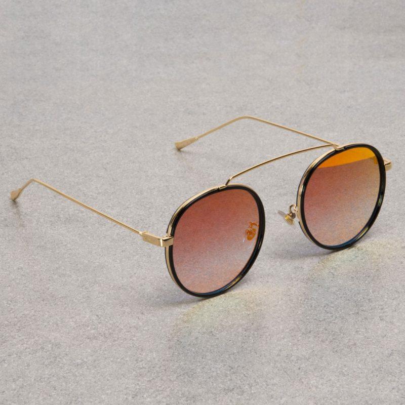 Stylish Round Metal Frame Sunglasses For Men And Women-FunkyTradition
