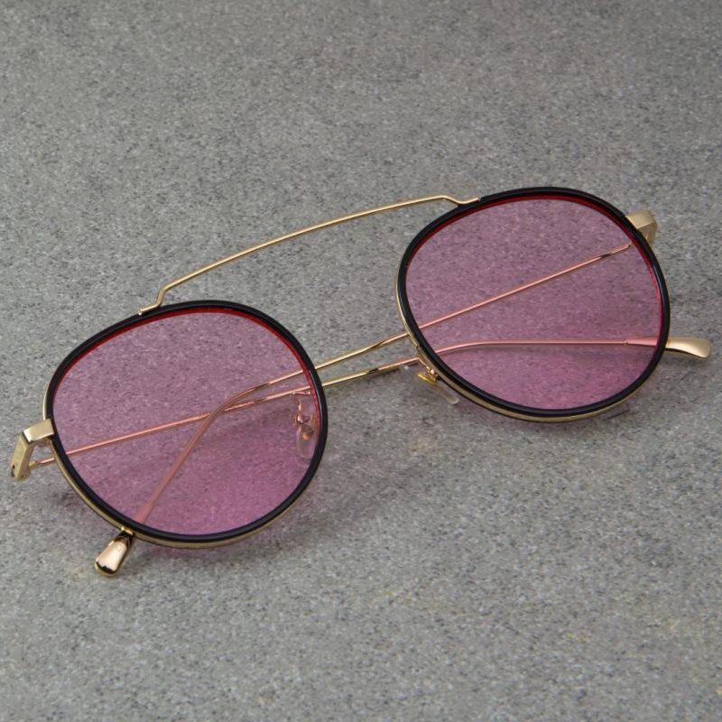 Stylish Round Metal Frame Sunglasses For Men And Women-FunkyTradition