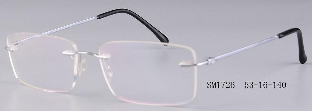Rimless Glasses Man Points Women Titanium Optical Frames - FunkyTradition