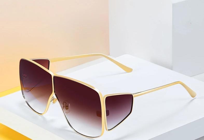 Premium Celebrity Oversize Square Sunglasses For Men And Women -FunkyTradition